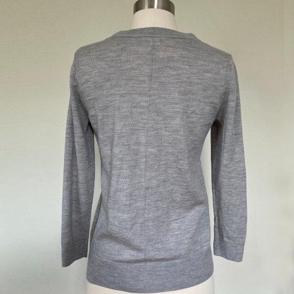 NWOT: CLUB MONACO Essential Crewneck Sweater, Grey, M/M - Picture 8 of 10
